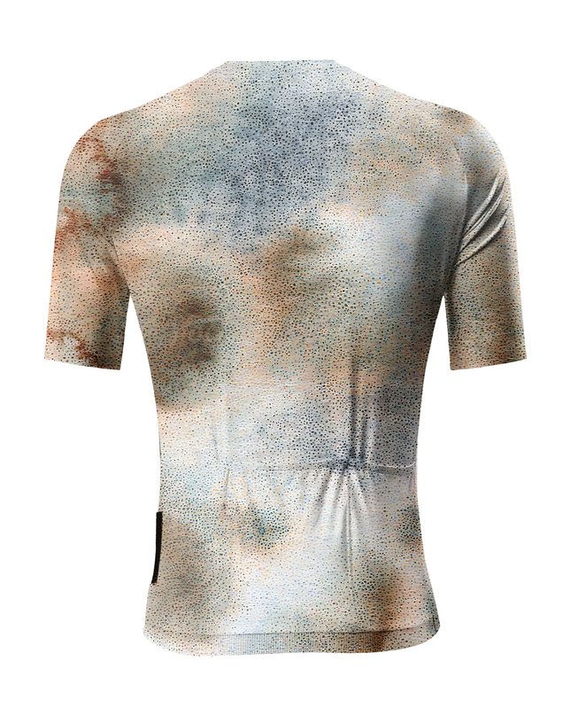 RockBros Women's "Terra Mosaic" Pointillist Art Cycling Jersey