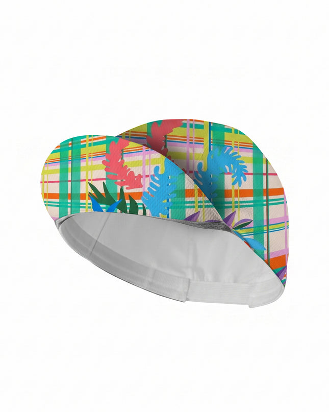 ROCKBROS Plaid Floral Art Cycling Cap