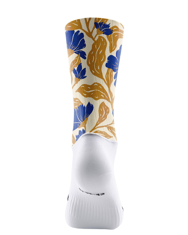 ROCKBROS Blue Floral Breathable Socks