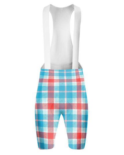ROCKBROS Women's Retro Sky Gingham Cycling Bibs
