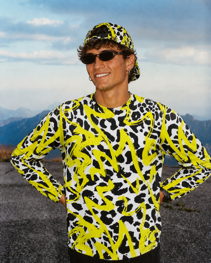ROCKBROS Wild Leopard Print Sweatshirt