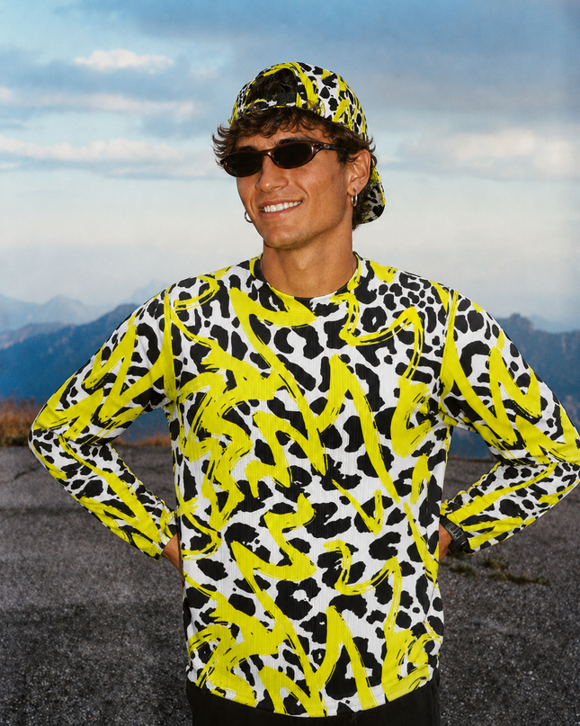 ROCKBROS Wild Leopard Print Sweatshirt