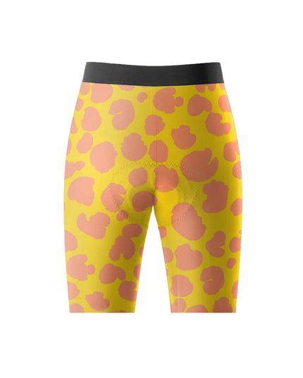 ROCKBROS Women's Leopard Print Cycling Shorts