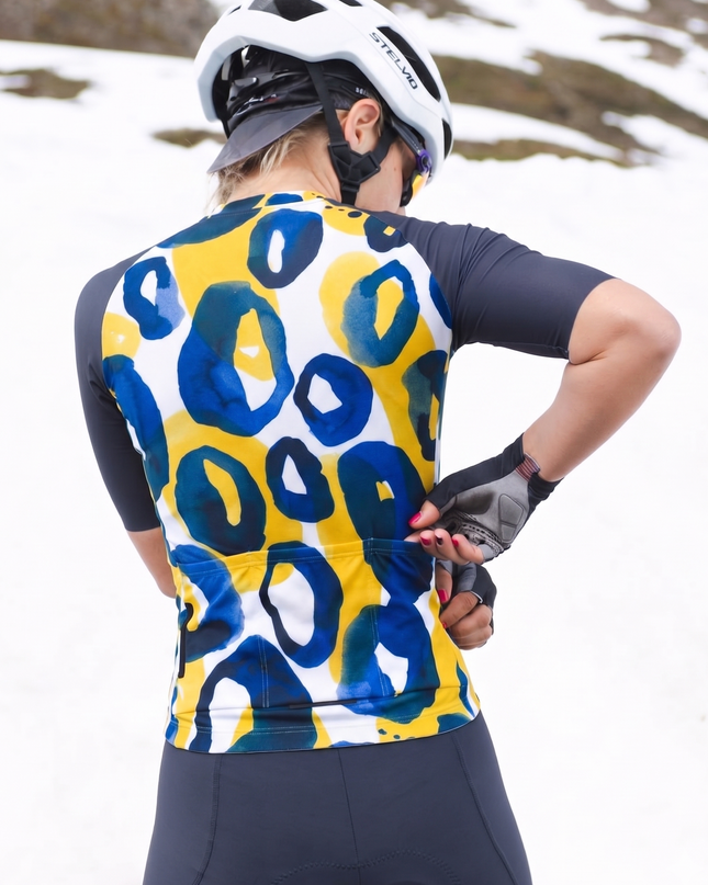 ROCKBROS Women's Watercolor Leopard-Print  Cycling Set