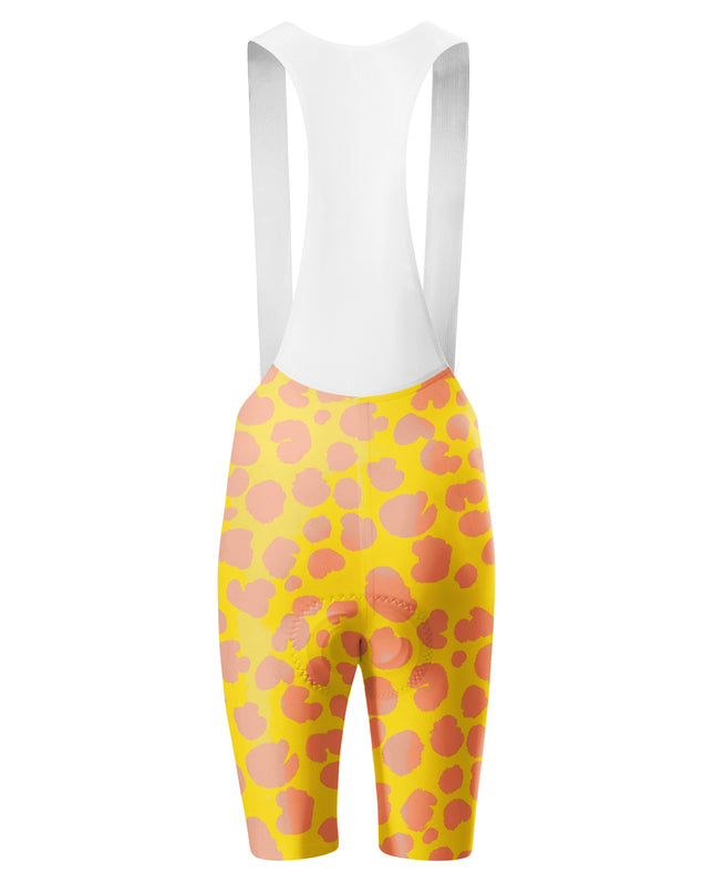 ROCKBROS Women's Vibrant Leopard Print Cycling Bibs