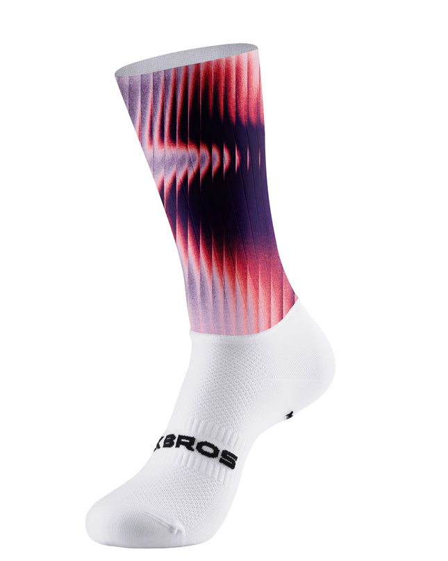ROCKBROS  Artistic Dynamic Gradient Line Performance Cycling Socks