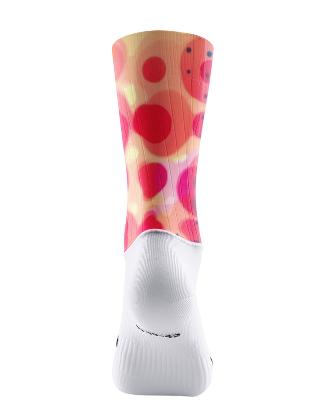 ROCKBROS  Artistic Watercolor Polka Dot Cycling Socks