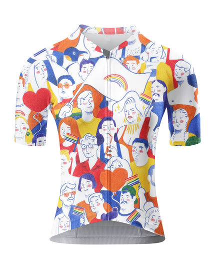 ROCKBROS Women's Pluralism Portrait Pride Edition Cycling Jersey