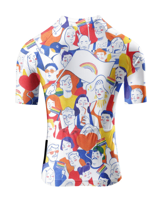 ROCKBROS Women's Pluralism Portrait Pride Edition Cycling Jersey