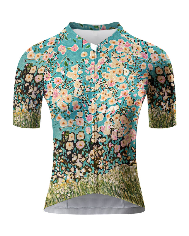 ROCKBROS Women's Impressionist Floral Oil Painting Cycling Set