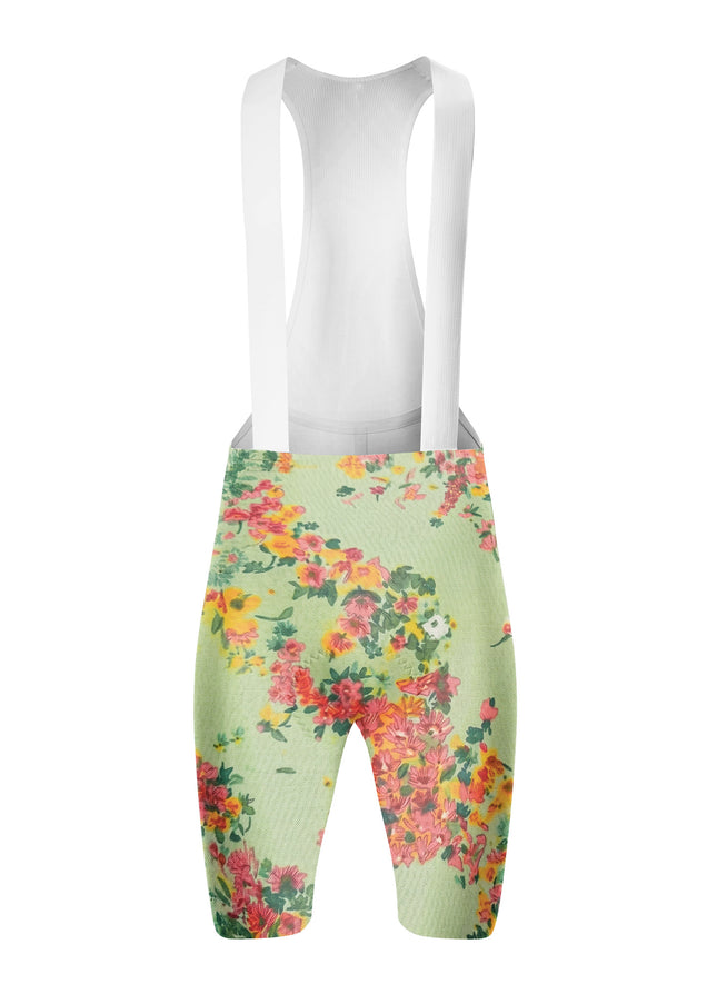 ROCKBROS Women's Vintage Floral Print Short Sleeve Cycling Set