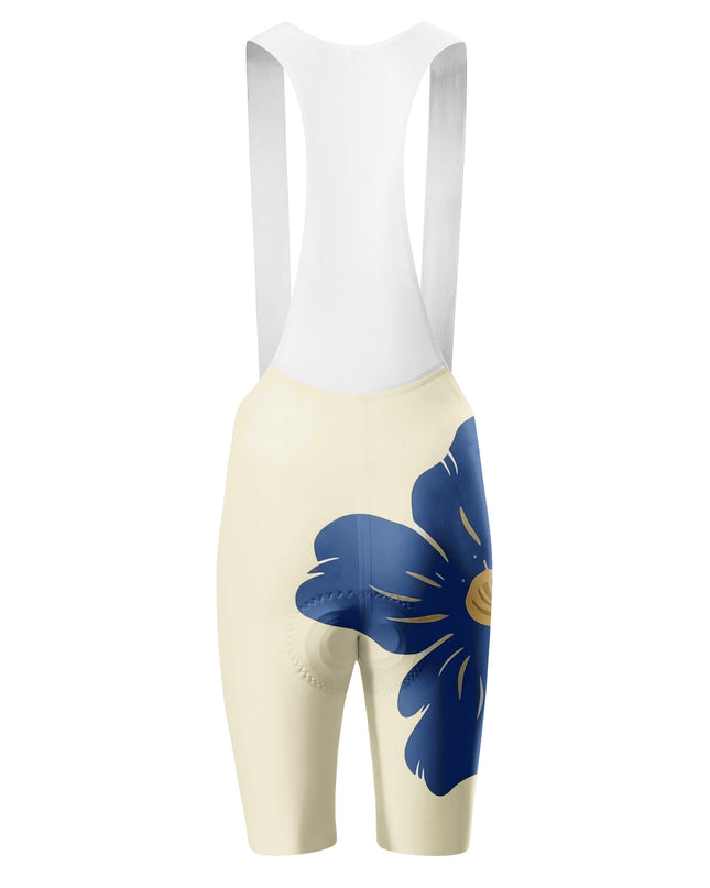 ROCKBROS Women Blue Floral Short Sleeve Cycling Set