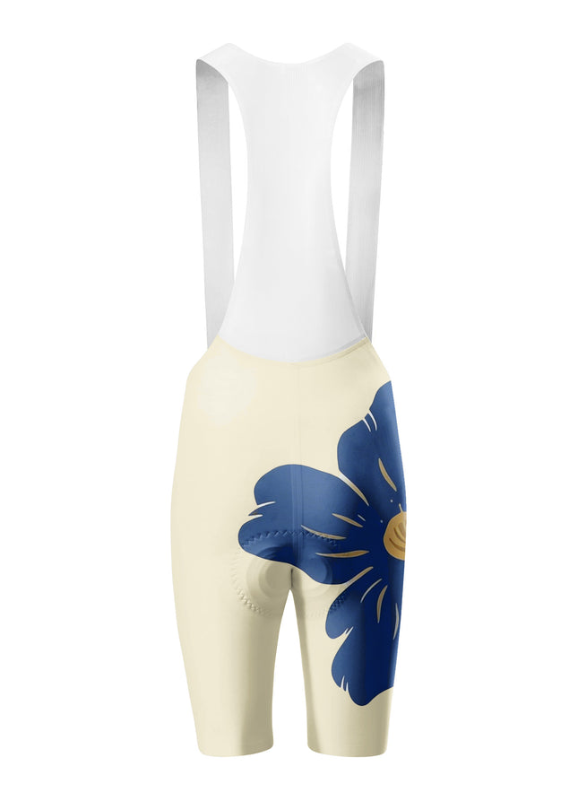 ROCKBROS Women Blue Floral Short Sleeve Cycling Set