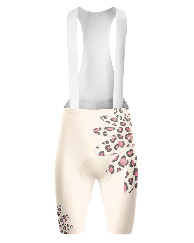 ROCKBROS Women's Leopard Sunflower Print Short Sleeve Cycling Jersey