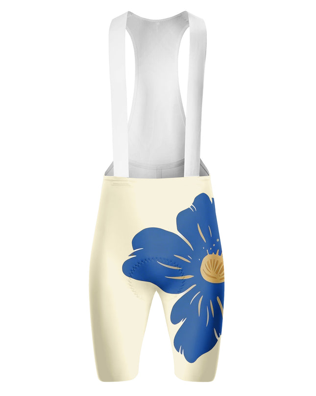 ROCKBROS Women Blue Floral Short Sleeve Cycling Set