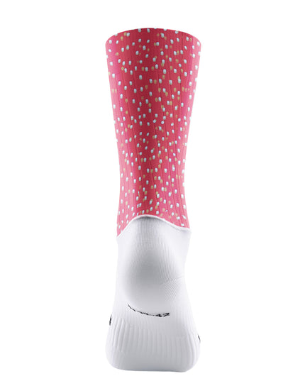 ROCKBROS Women's Short Sleeve Breathable Red Speckled Print Cycling Set