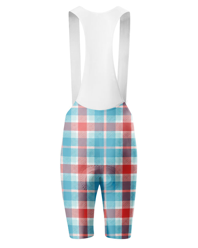 ROCKBROS Women's Retro Sky Gingham Cycling Bibs