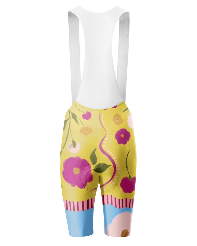 ROCKBROS Women's Vibrant Floral Short Sleeve Cycling Jersey