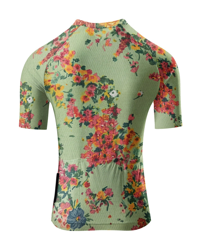ROCKBROS Women's Impressionist Meadow Artistic Cycling Jersey