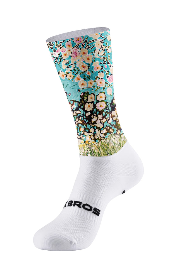 ROCKBROS Women's Impressionist Floral Oil Painting Cycling Set