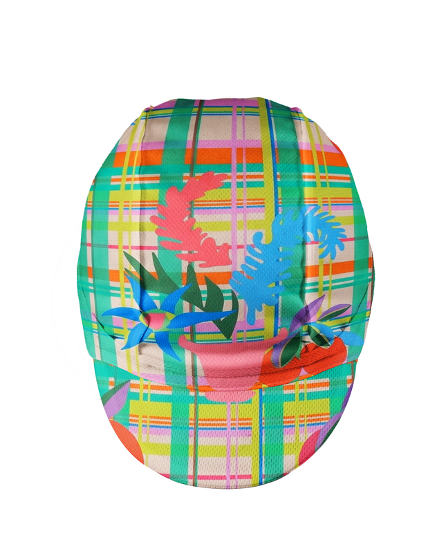 ROCKBROS Plaid Floral Art Cycling Cap