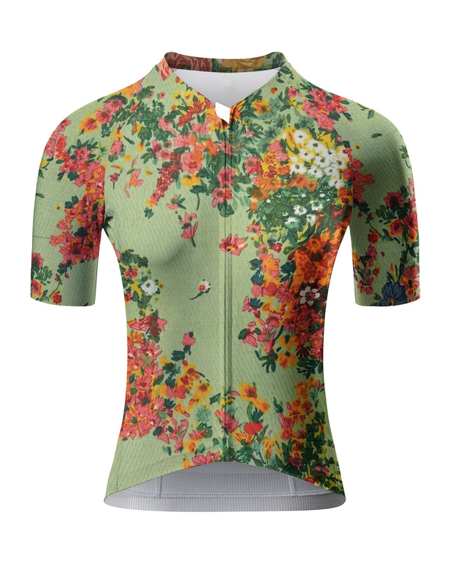 ROCKBROS Women's Impressionist Meadow Artistic Cycling Jersey