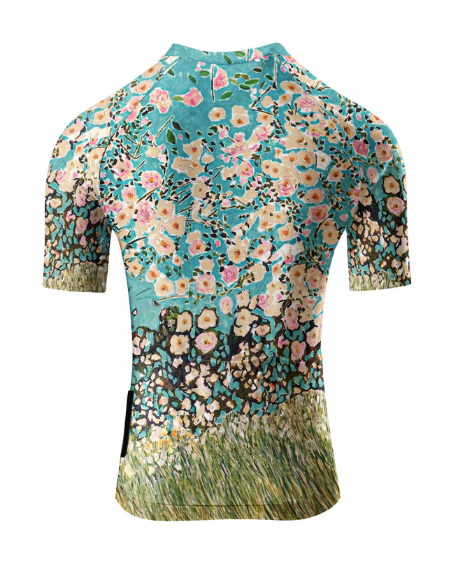 ROCKBROS Women's Impressionist Floral Oil Painting Cycling Set