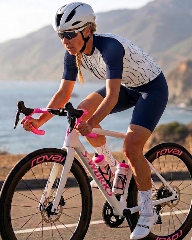 ROCKBROS Women's Minimalist Abstract Line Art Cycling Set