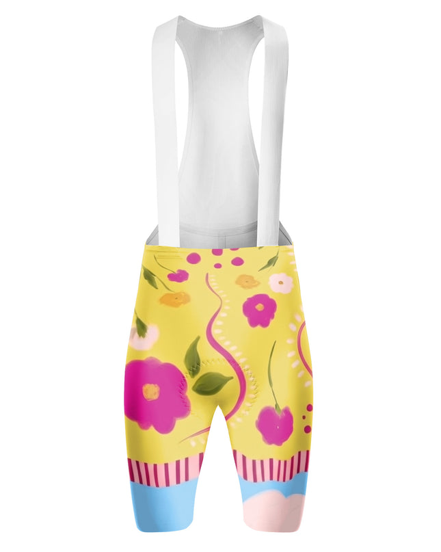 ROCKBROS Women's Vibrant Floral Short Sleeve Cycling Jersey