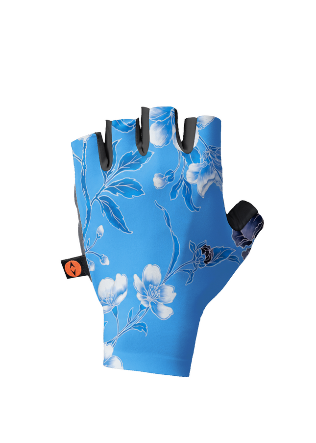 ROCKBROS Ink Flora Porcelain Blue Aero Performance Gloves