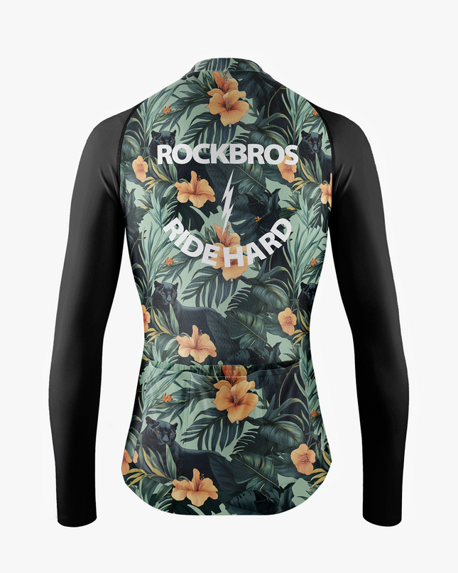 Men’s Jungle Floral & Panther Cycling Jersey