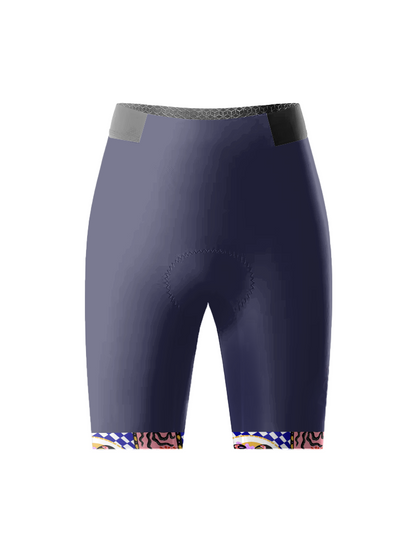 ROCKBROS Women's Retro Graphic Marine Chariot Checkered Jersey