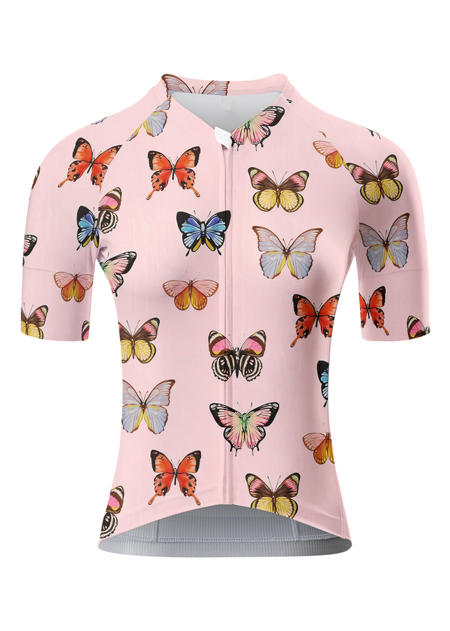 ROCKBROS Women's Spring Chrysalis All-Weather Romantic Butterfly Pro Jersey