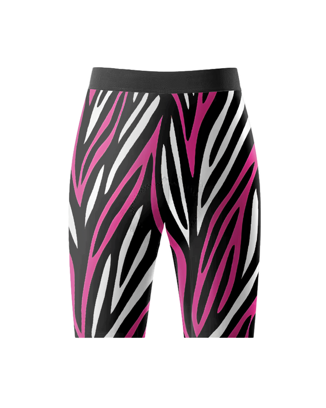 ROCKBROS Women's Zebra-Vibe High-Compression Pro Cycling Shorts
