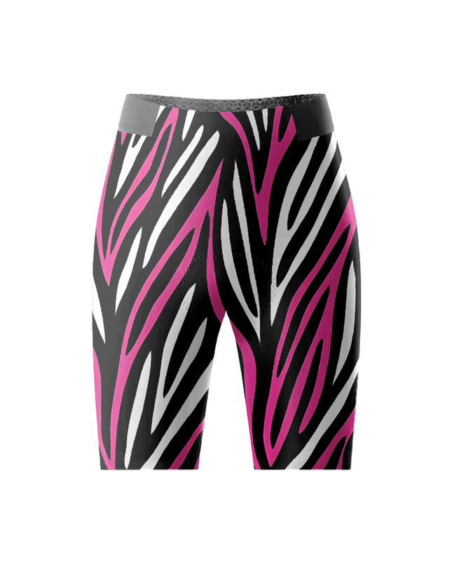 ROCKBROS Women's Zebra-Vibe High-Compression Pro Cycling Shorts