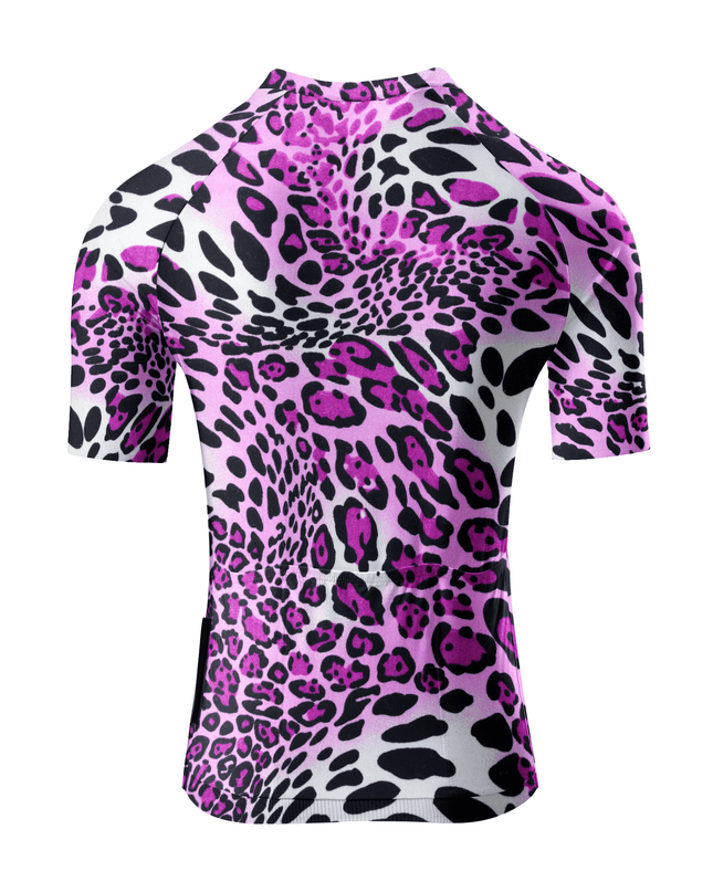ROCKBROS Women's Violet Leopard Pro-Performance Breathable Aero Jersey