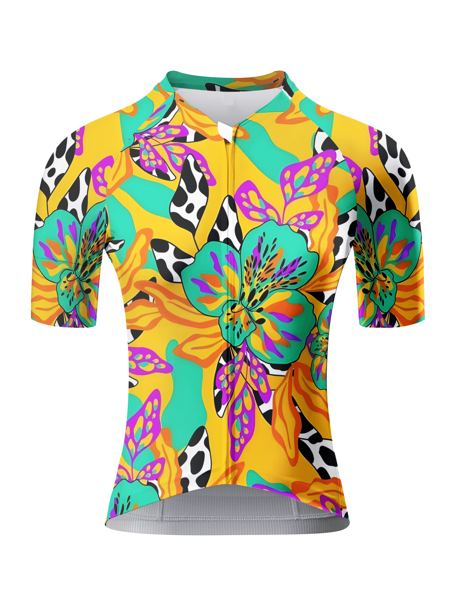 ROCKBROS Women's Tropical Orchid Wild Garden Aero Cycling Jersey