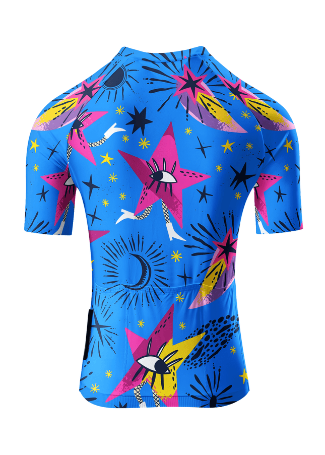 ROCKBROS Women's Psychedelic Starry Eye Soft Cosmos Aero Jersey