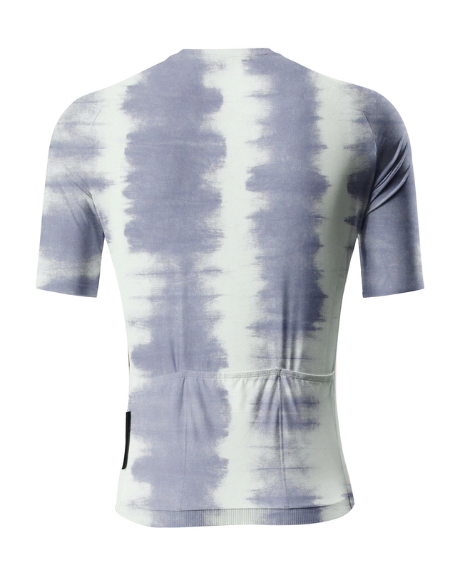RockBros Men's "Ink Rhythm" Horizontal Tie-Dye Performance Cycling Jersey