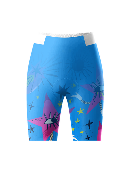 ROCKBROS Women's Psychedelic Starry Eye Soft Cosmos Aero Jersey