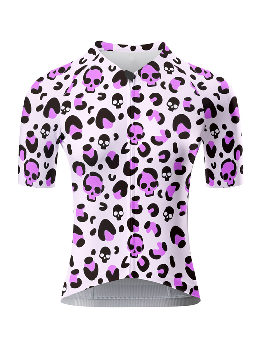ROCKBROS Women's Gothic Safari Skull-Pattern Pro Jersey