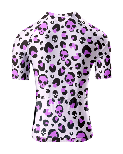 ROCKBROS Women's Gothic Safari Skull-Pattern Pro Jersey