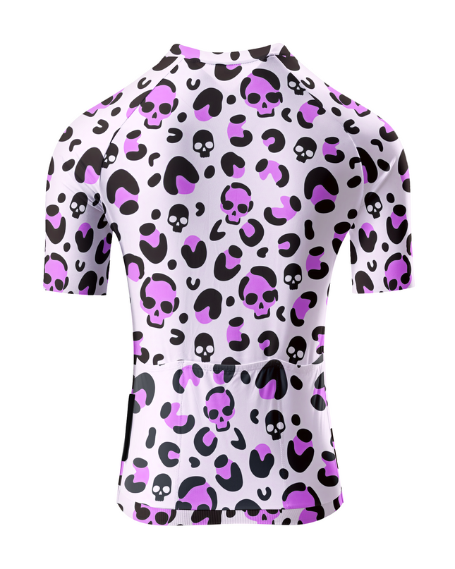 ROCKBROS Women's Gothic Safari Skull-Pattern Pro Jersey