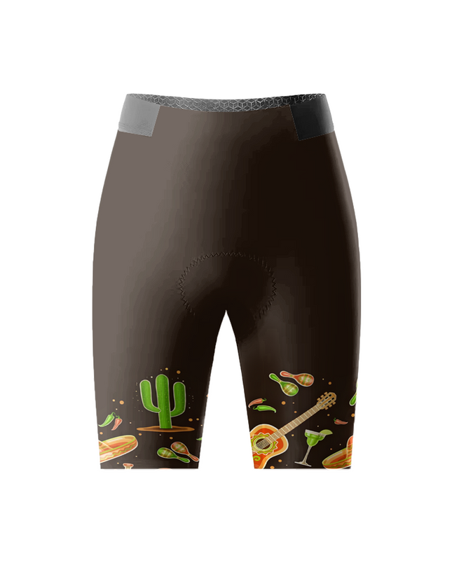 ROCKBROS Women's Fiesta Spirit Mexican-Vibe High-Performance Cycling Shorts