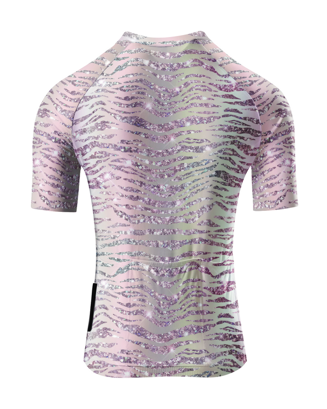 ROCKBROS Women's Diamond Dust Glitter-Zebra Pro Jersey