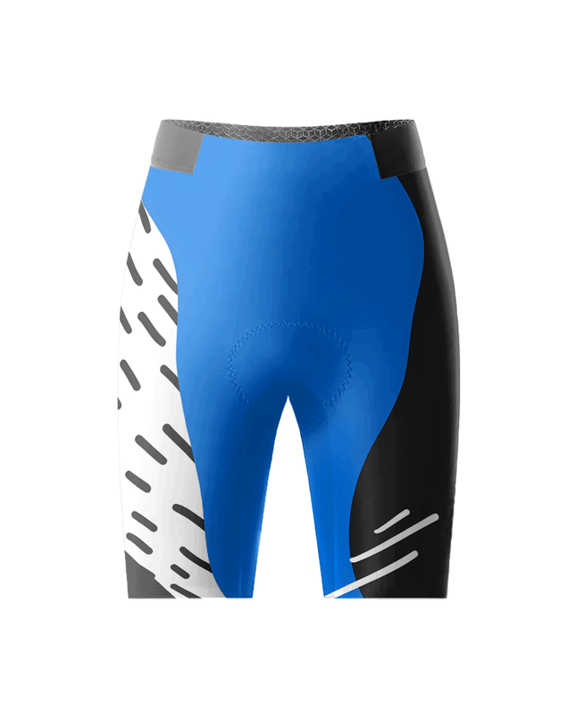 ROCKBROS Women's Cobalt Wave Abstract Dash Cycling Jersey