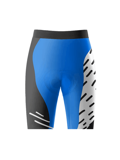 ROCKBROS Women's Cobalt Wave Abstract Dash Cycling Jersey