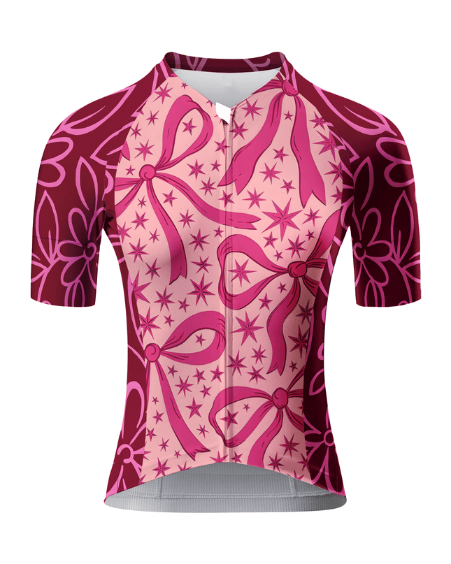 ROCKBROS Women's Berry Bows & Starburst All-Weather Jersey