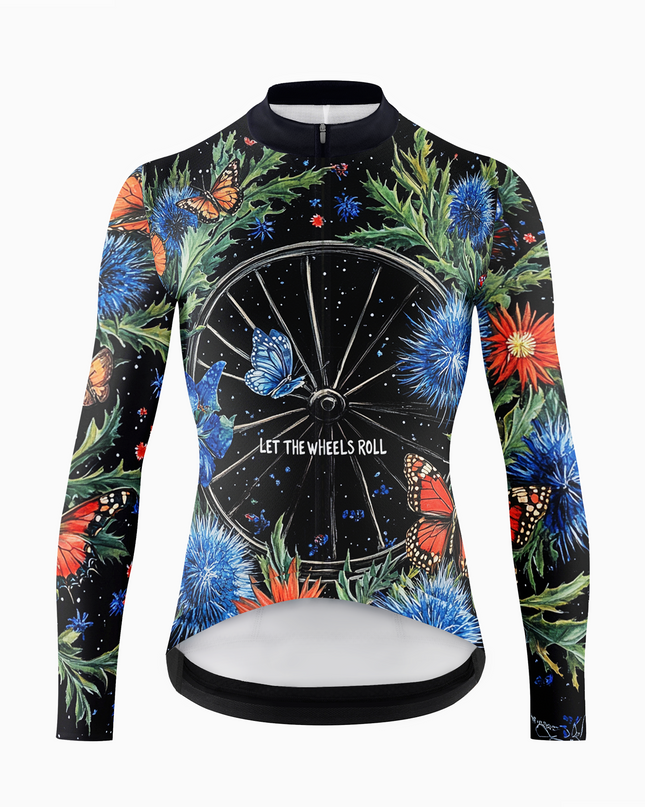 Men’s Wheel & Butterfly Cycling Jersey