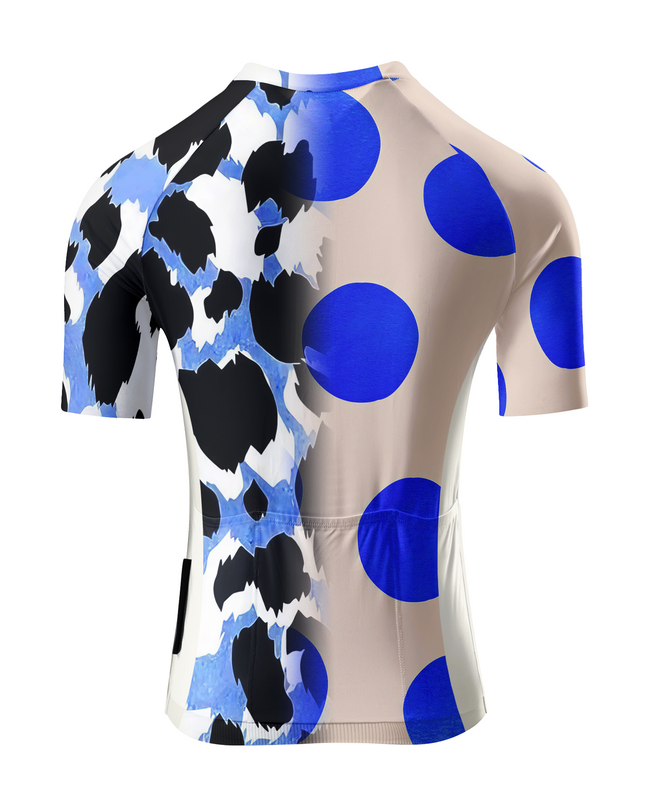 ROCKBROS Women's Cobalt Dot All-Weather Pop-Art Pro Bib Shorts